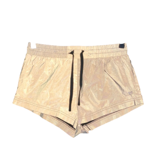 Forever 21 Reflective Athletic Shorts Women size Small with Back Zipper Pocket